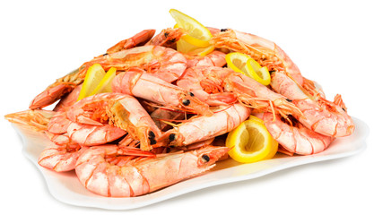 Shrimp with lemon