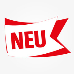 Neu Button Vektor