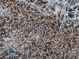 ice in fractures. background