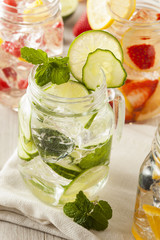 Healthy Spa Water with Fruit