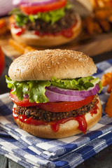 Homemade Healthy Vegetarian Quinoa Burger
