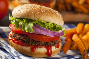 Homemade Healthy Vegetarian Quinoa Burger