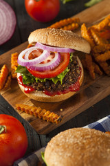 Homemade Healthy Vegetarian Quinoa Burger