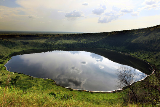 Fototapeta Crater lakes - Uganda