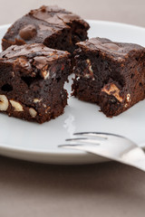 brownie pieces