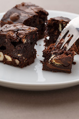 brownie pieces