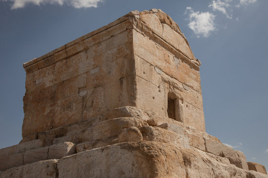 tomb of Cyrus at the ancient city of Pasargadae