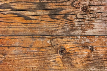 Old Weathered White Pine Planks Knotted Surface Texture - Detail