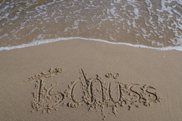 Fototapeta premium Der Urlaub ruft