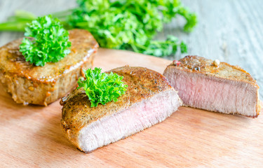 Beef Steak - cross section