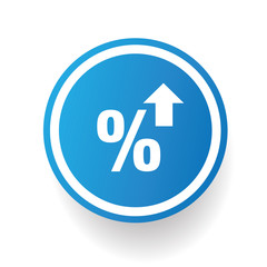 Percent button,vector