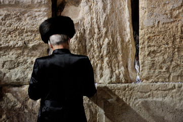 Jerusalem, the Western Wall, jew, ultra-orthodox
