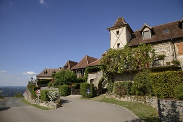 Fototapeta na wymiar Francja, malownicze wioski z Loubressac
