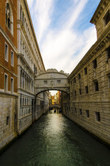 Fototapeta na wymiar Italy, Venice, Bridge of Sighs