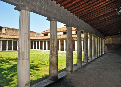 Oplontis, scavi archeologigi - villa di Poppea