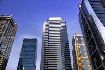 Obraz premium skyscrapers reflections