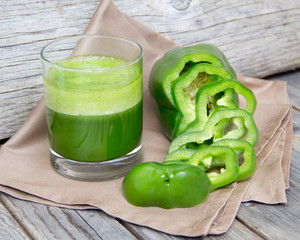 Fresh paprica smoothie juice