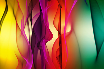 Fantastic colorful wave background design illustration