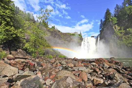 Snoqualmie waterfall. Washington state