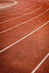 Fototapeta premium number on running track