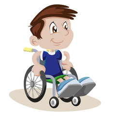 Boy in a Wheelchair
