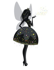 Фея в черном платье