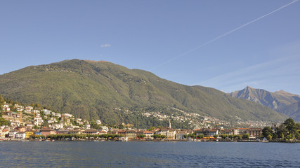 Ascona, Altstadt, Ufer, Herbstferien, Tessin, Schweiz