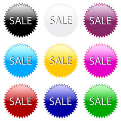Sale stickers