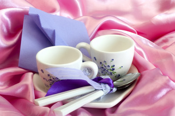 Elegant origami napkins