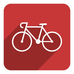 Fototapeta premium bike flat icon