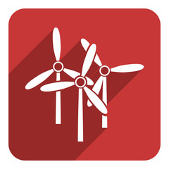 wind energy flat icon