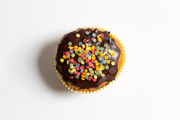 Muffins im Detail als Freisteller