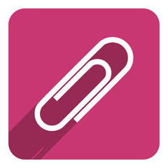 paperclip flat icon