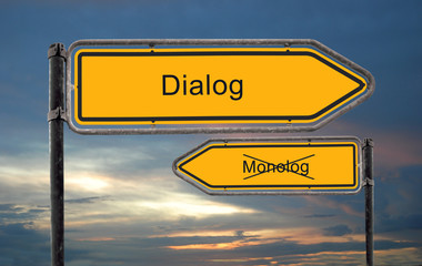 Strassenschild 18 - Dialog