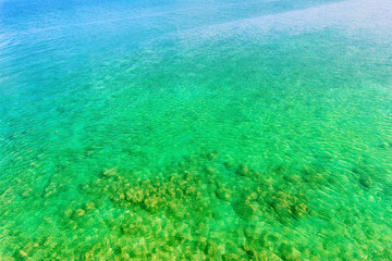Fototapeta na wymiar Emerald green ocean, Okinawa