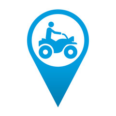 Icono localizacion simbolo quad