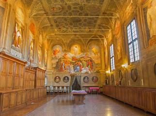 Bologna - Sacristy of church San Michele in Bosco. © Renáta Sedmáková