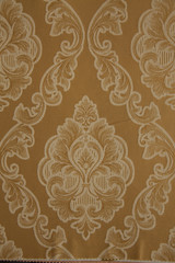 Closeup fabric with flower detail