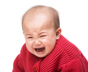 Crying baby girl