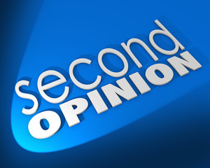 Second Opinion Words Background Different Judgment Verification