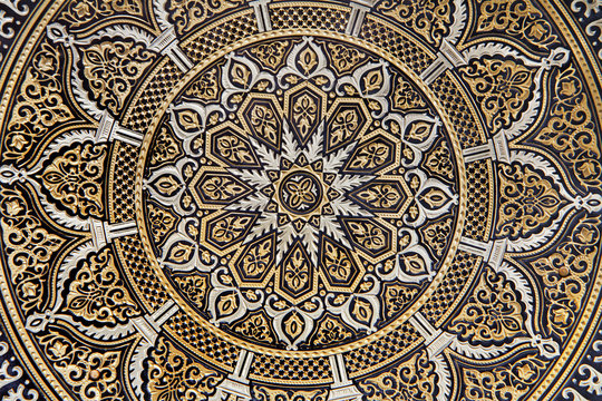 Toledo - Detail Of Typical Damascening Plate