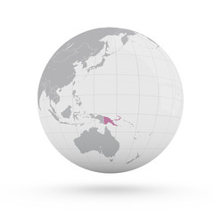 Mappamondo Oceania, Papua Nuova Guinea
