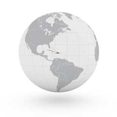Mappamondo America, Repubblica Dominicana