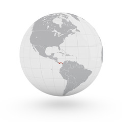 Mappamondo America, Panama