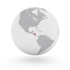Mappamondo America, Nicaragua