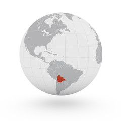 Mappamondo America, Bolivia