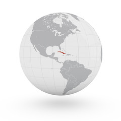 Mappamondo America, Cuba