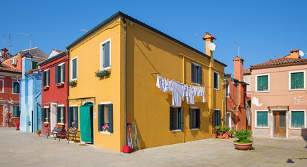 Venice - Houses of Burano island