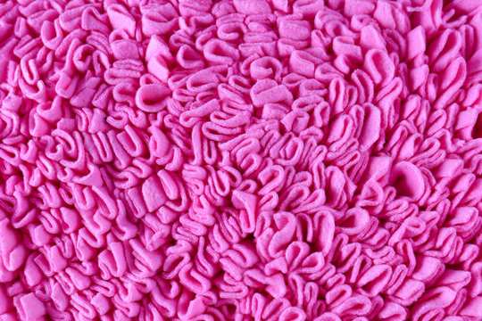 Close up of pink carpet texture