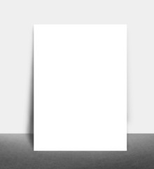 table standing next to a wall